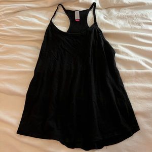 NoBo black racerback tank